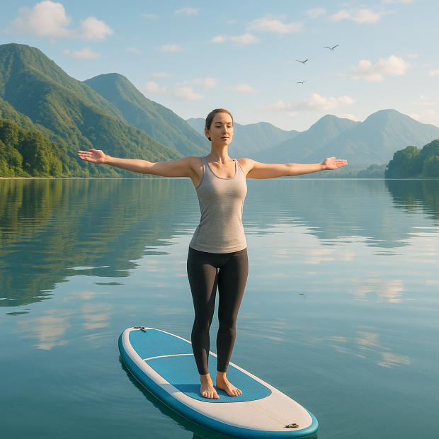 Paddle yoga : Découvrez les bienfaits et comment pratiquer cette activité ludique sur l'eau