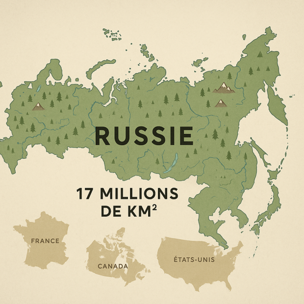 La Russie : En savoir plus sur sa superficie impressionnante